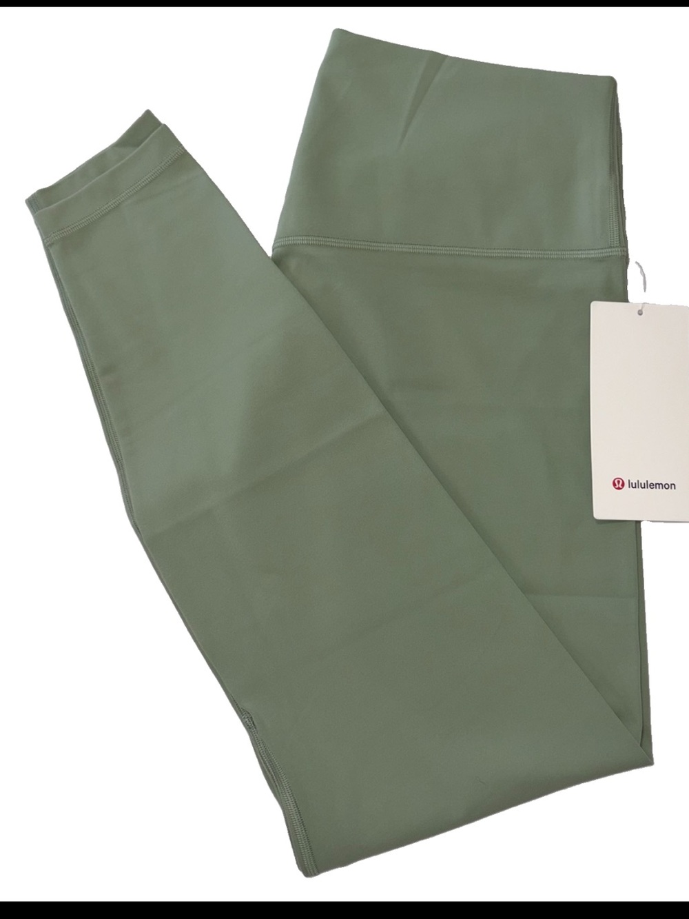 NWT LULULEMON SIZE 14 ALIGN HIGH RISE 28”LENGTH PANT AUTHENTIC DESERT GREEN $98